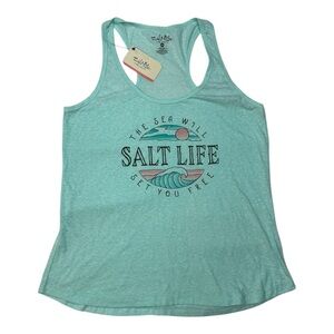 Salt Life Women's Seafoam Graphic Tank Top w/ Tags